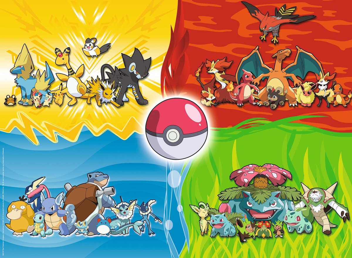 Ravensburger Verschillende Pokémons puzzel - legpuzzel - 150 stukjes 2