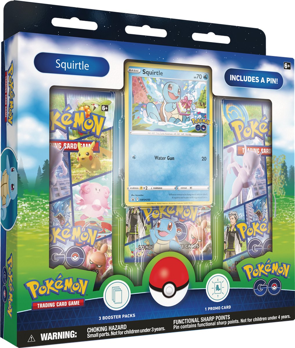 Pokémon GO Squirtle Pin Box