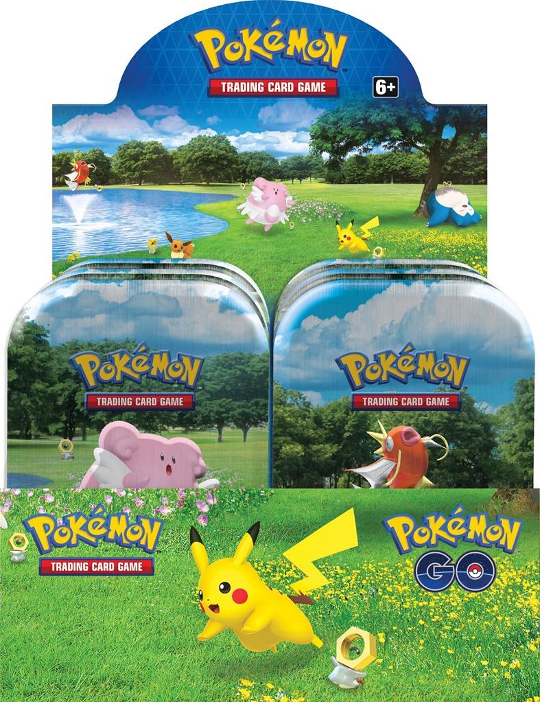 Pokémon GO mini tin display